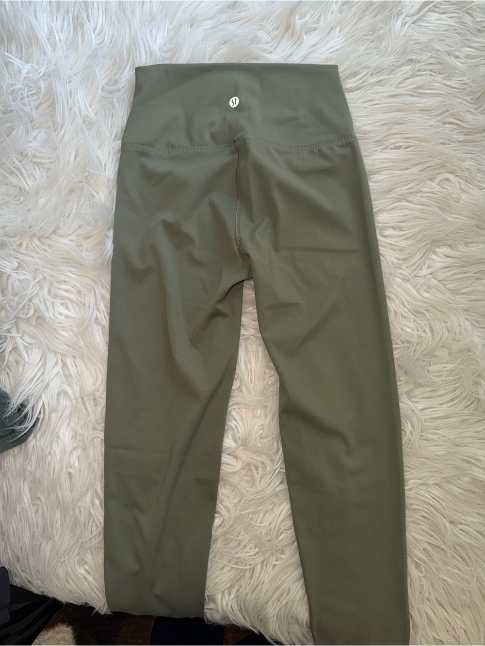 Olive Green High-Rise Leggings
